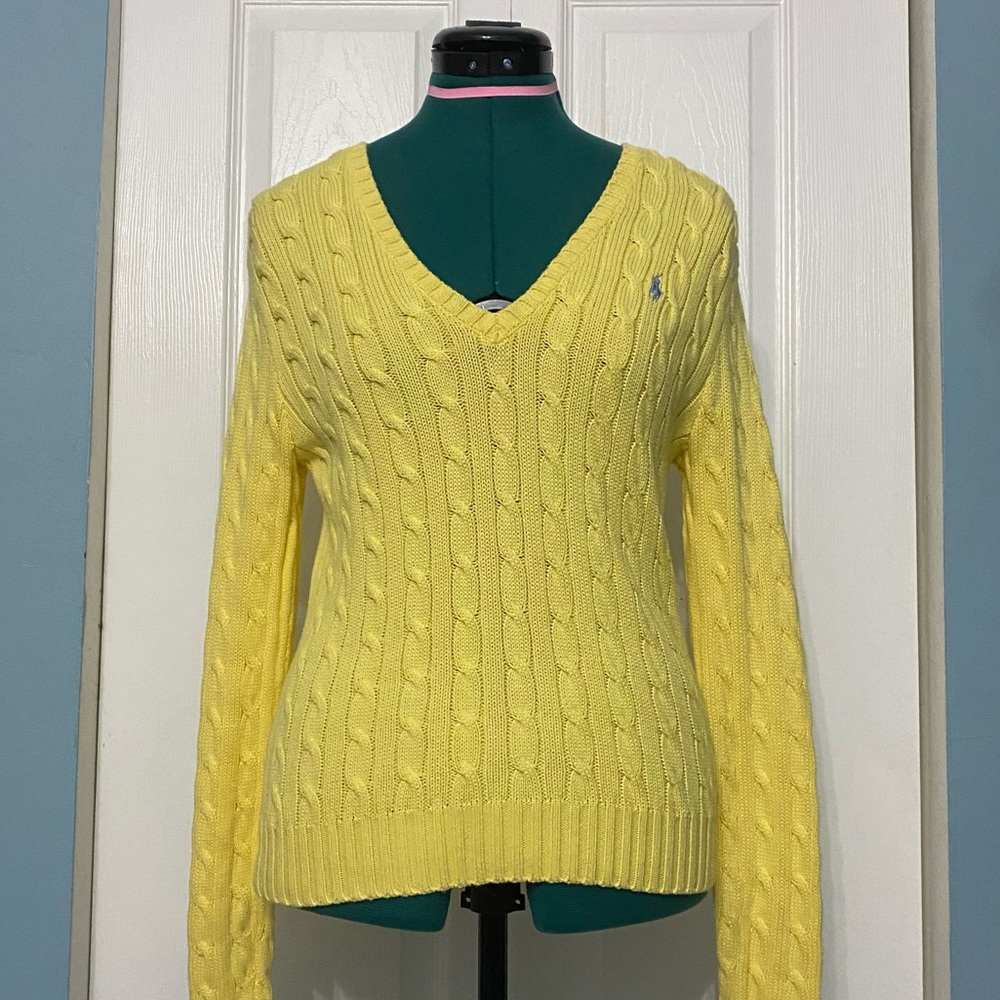 Yellow Polo Ralph Lauren Knit Sweater